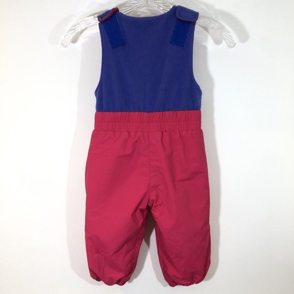 Columbia Girls 18-24 Month Bib Overall Snowsuit - Picture 4 of 7